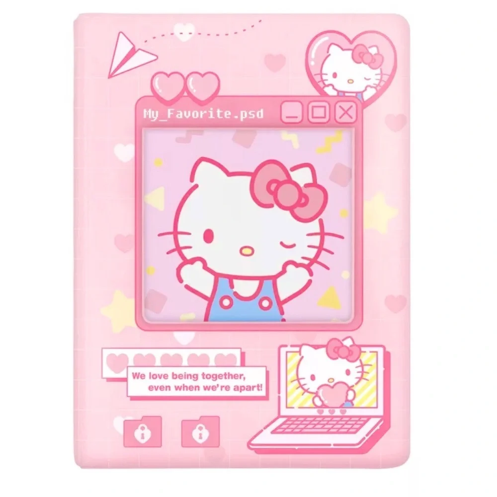 Hello Kitty or Kuromi Small Photo Book / Album 40 Clear Sheets